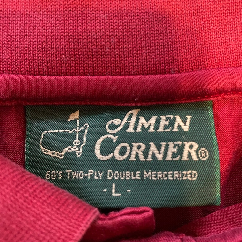 Masters Amen Corner Men’s Maroon Golf Polo